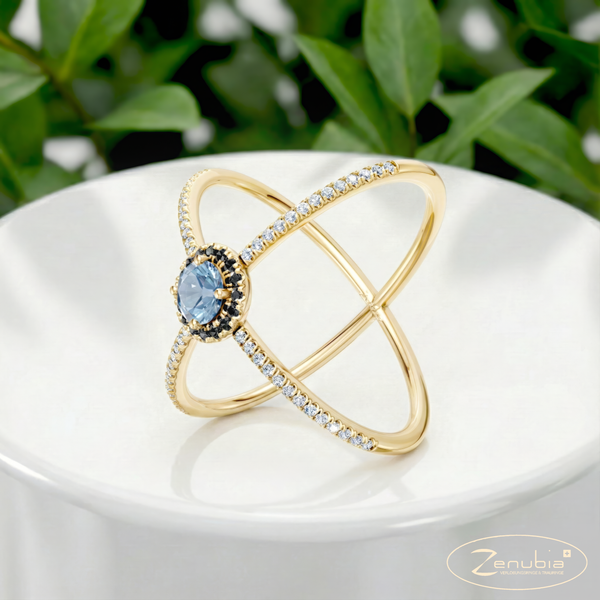 Lavea_PodestNormalGELB_LAVEA_Verlobungsring_Zenubia_Gelbgold_Podest