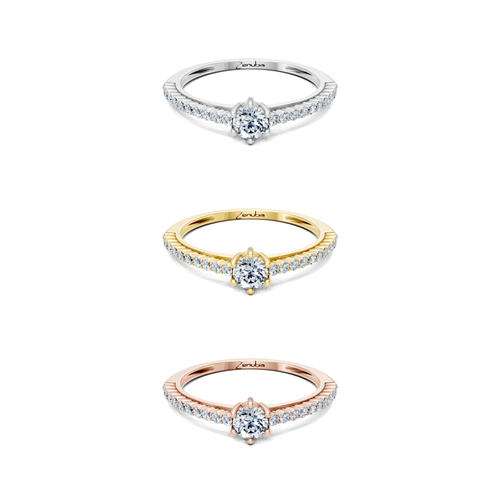 Livana_3erKombi_Livana-Verlobungsring_Zenubia_Weissgold_Gelbgold_Rosegold_Platin