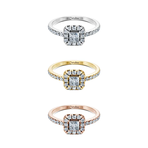 Madeleine_3erKombi_Madeleine-Verlobungsring_Zenubia_Weissgold_Gelbgold_Rosegold_Platin