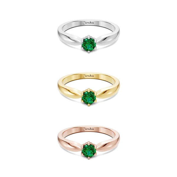 Maia_3erKombi_Maia-Verlobungsring_Zenubia_Weissgold_Gelbgold_Rosegold_Platin