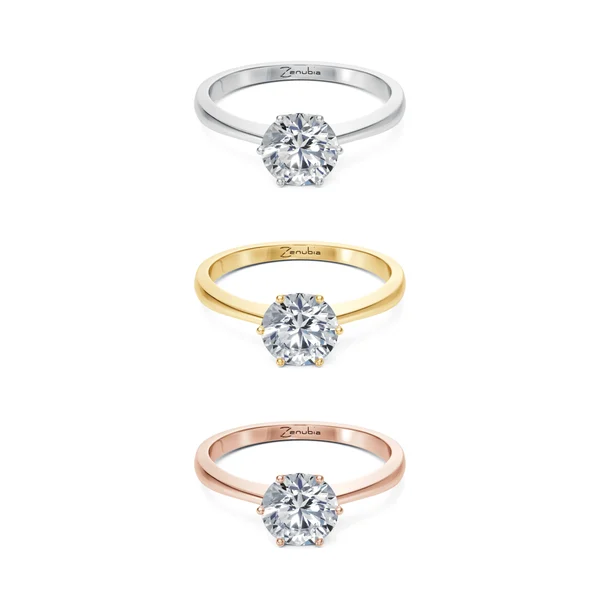 Milena_3erKombi_MILENA_ZenubiaSpecial_-Verlobungsring_Zenubia_Weissgold_Gelbgold_Rosegold_Platin