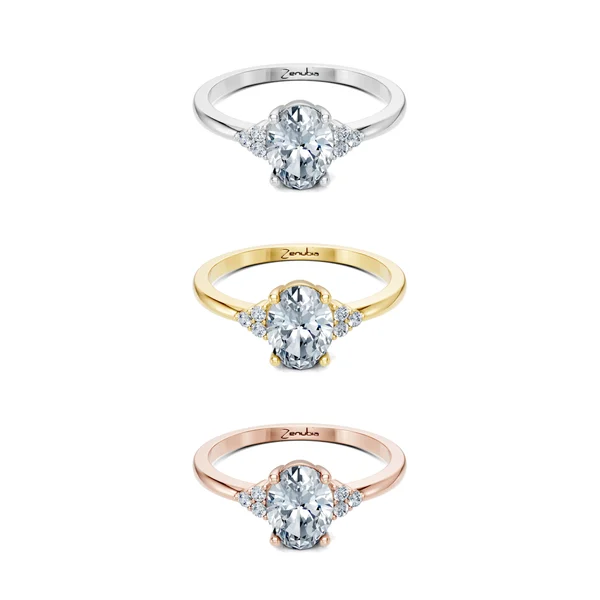Priscilla_3erKombi_Priscilla-Verlobungsring_Zenubia_Weissgold_Gelbgold_Rosegold_Platin