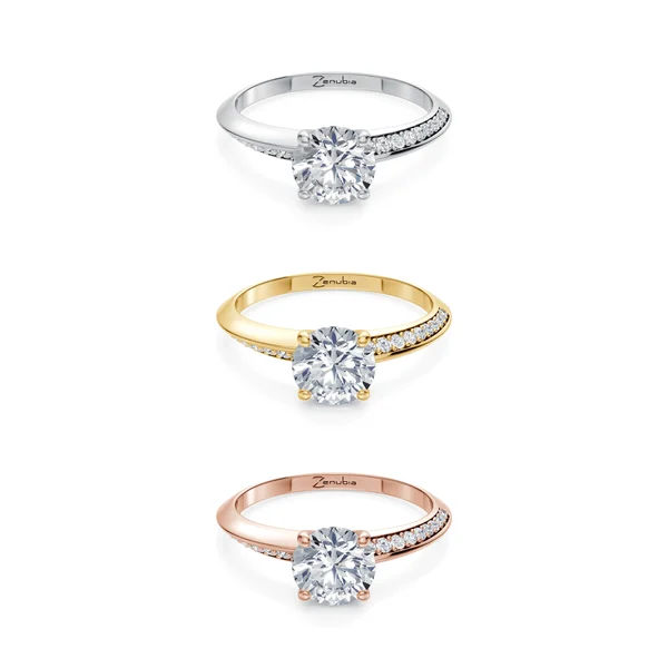 Sabina_3erKombi_SABINA_ZenubiaSpecial_-Verlobungsring_Zenubia_Weissgold_Gelbgold_Rosegold_Platin