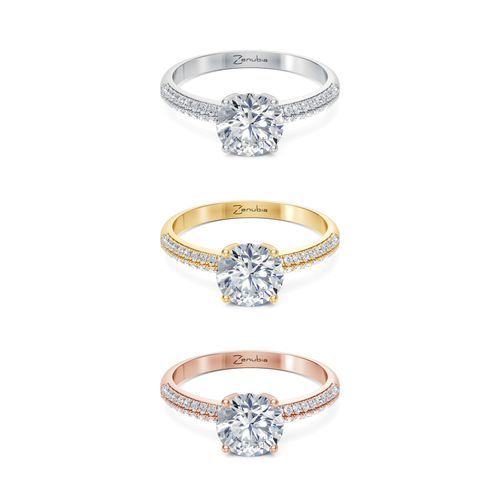 Stefania-LD_3erKombi_STEFANIA_LAB_-Verlobungsring_Zenubia_Weissgold_Gelbgold_Rosegold_Platin