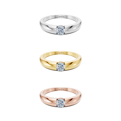 Zara_3erKombi_Zara-Verlobungsring_Zenubia_Weissgold_Gelbgold_Rosegold_Platin