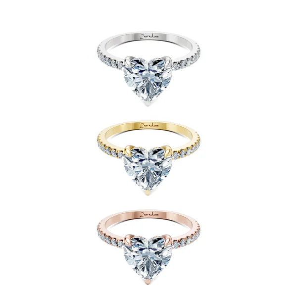 Zazou_3erKombi_Zazou-Verlobungsring_Zenubia_Weissgold_Gelbgold_Rosegold_Platin