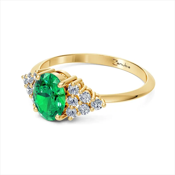 Zenubia_Schmuck_Winterthur_Verlobungsring_Elara_side_Gelbgold